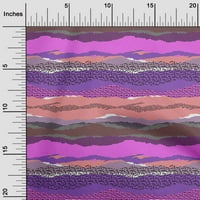 Onuone svilene tabby ljubičaste tkanine apstraktori šivaći materijal za ispis tkanine sa dvorištem
