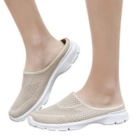 Qxutpo tenisice za žene prozračne čipke gore debele donje cipele za klin Ležerne cipele Unizirane lagane