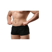 Muške hlače za fitness, čvrste boje tekući fitnes sportske kratke hlače, teretana casual donje rublje,