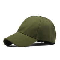 Ženski ljetni bejzbol kapa Čvrsti šešir modne šešire za ženska vojska zelena
