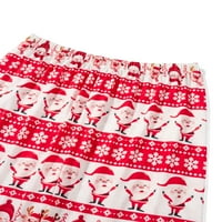 Canis Holiday Božić Family Pajamas Podešavanje Moose Xmas PJS za parove i djecu za spavanje za bebe