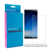 Distinconknk Clear Shockofofoff Hybrid futrola za Samsung Galaxy Note - TPU branik akrilni zaštitni
