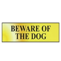 Skeniranje - Čuvajte se psa - polirani mesingani efekat