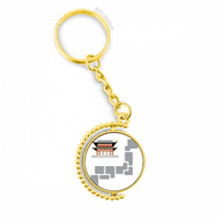 Zgrade od ciglenih pločica Tradicionalni japanski rezidencijalni metalni priključak Ključ za ključeve
