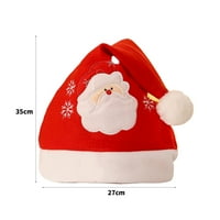 Božićni šešir sladak crtani rastegnuti plišani kuglica snjegović Elk Santa Claus Party
