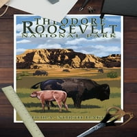 Medora, Sjeverna Dakota, Nacionalni park Theodore Roosevelt, Bison i tele