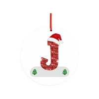 Heyii božićno pismo ukrasi lijepog izvrsnog dugog vijeka božićnih slova za obitelji J