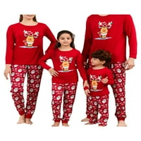 Codeop Usklađivanje obiteljske božićne pidžame Set Kids Holiday PJS za žene Muškarci Sleep odjeća