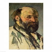 Samoportret, C.1877- Poster Print Paul Cezanne
