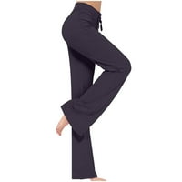 Ženska gamarica za žene vježbanje za žene Capris Fitness Sports Bootcut casual visoke struk joge hlače