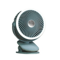 Ventilator za hlađenje, zupčanici, rotacija 720 stupnjeva, jaki vjetar, punjiva, noćno svjetlo, senable,
