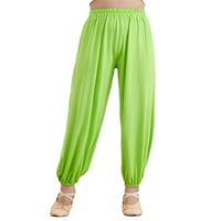 Beiwei dame duge hlače u boji velike boje visoke struke vrećaste gamaše žene elastične stručne vježbe