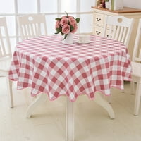 PVC vodootporna cvjetna čipka za cvijeću okrugla stolnjak kuhinjski kuhinjski trpezarijski stol