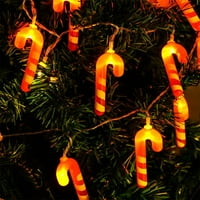 Božićni snjegović String svjetla LED struna ukrasna svjetla Santa snjegovička glava ukrasne žice USB Pokreće za božićnu dvorištu zabavu na otvorenom