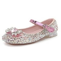 Rotosw Deca Mary Jane Magic Tapena sandale za vraćanje Comfort Princess cipele Prozračne prozračne haljine Obuća Škol Lagane pumpe Pink 7c