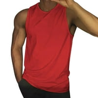 Muška ljetna solidna boja prsluk modni casual vintage pranje majica bez rukava