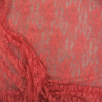 Mnoštvo u dvorištu vezenje tkanina za ispružene čipke Tkanina Sheer cvjetna lukavica ružičasta CC503