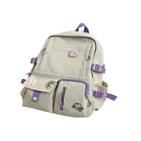 Niveer Girls ruksak protiv krađe, multi džepovi najlonske školske torbe višenamjenski dječaci vodootporni