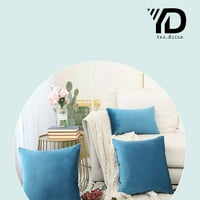 Velvet dulng jastuk pokriva ukrasne kafere za jastuke za stolić za njegu, set od 2
