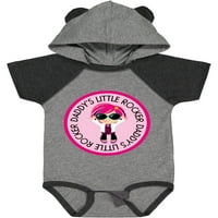 Inktastični daddys Little Rocker Girl Daft Baby Girl Bodysuit