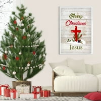 Neugodni stilovi Božićna zidna osovina Poster Isus Merry Božić Domaći dekori