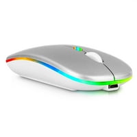 2.4GHz i Bluetooth miš, punjivi bežični miš za TECNO Camon Pro Bluetooth bežični miš za laptop MAC računarsku