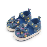 Eczipvz Toddler Cipele Toddler Cipele Bowknot Heart Prints Soft Soled Nelištačke čarape za cipele za
