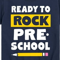 Instant poruka - Spremna za rock predškolskog uzrasta - grafička majica kratkih rukava za mališana i