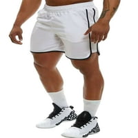 Muški sportovi Casual Hotsas Kontrast boja elastični struk prozračne brzo suhe teretane Fitness Slim