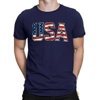 Corashan Grafički majica majica za neovisnost, muške američke zastave Grafičke majice kratki rukav američki