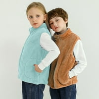 Djevojke djece Dječaci Solid jakne Zip up kaput jesen topla zimska dječja odjeća