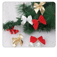 Božićni ukrasi Mini sjajni lukovi božićni ukrasi za božićne ukrase drhtavo izrada visećih privjedaca