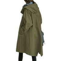 Ženska jakna sa vjetrovima Ležerne prilike Ležerne dubine džepovi s kapuljačom Vjetrootporni vodootporni