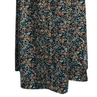 Gotyou ženske casual haljine V-izrez, kratki rukav, pulover, cvjetno odijelo, duga suknja sa uskim strukom