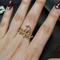 Heiheiup ličnosti vitak mali dijamantni prsten izvrsni angažman vjenčani prsten cool prstenovi žene