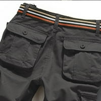 Teretne hlače za muškarce Muški labavi povremeni višestepeni ravni vanjski kombinezoni na otvorenom