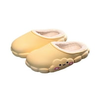 RotoSW Unisex-Child-ov nejasni papuče plišane tople cipele klizanje na klompu lagane zatvorene klompe