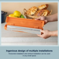 Dispenzer za omotač, zamotavanje za višestruko zamotavanje za oblikovanje kuhinje za skladištenje narančasto