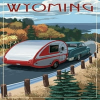 Wyoming, retro kamper na putu