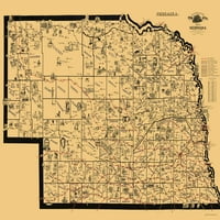 Nebraska željeznica - McEwen - 23. 34. - Mat umjetnički papir