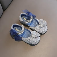 Plesne cipele za djevojke Dječje cipele Pearl Rhinestones Shining Kids Princess Cipele Djevojke za zabavu