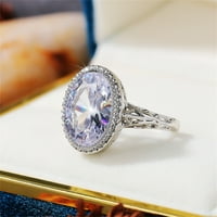 Prstenovi za žene bijeli kamen prsten za vjenčanje za angažovanje nakita poklon nakita