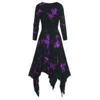 Victorian Gothic Renesance Corset haljina Srednjovjekovni kostim žene dugih rukava Halloween Ball haljina