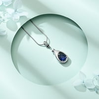Kristalno kremiranje nakit urnu ogrlicu za pepeo - suzavac na privjesak za suzanje Ogrlica sa ogrlicama