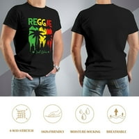 Reggae Music Držite mirne i ljubavne reggae muške majice pamuk Ležerne prilike kratkih rukava poklon