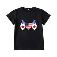 Košulje od djeteta 4. srpnja T-majice 3D grafički tiskani tines dječaci djevojke Novost modni kratki rukav unisni casual vrhovi dječje odjeće za djecu za bebe Dnevna odjeća