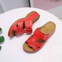 Šuplje mrežice ravne sandale za žene Rhinestone Open Toe Flip-Flops Sandal Ljetne cipele sa sandalama