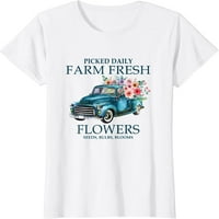Žene mladi izabrani svakodnevno svježe cvijeće sjemenke farme djevojke poljoprivredne florizirane majice