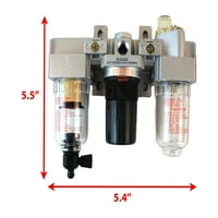 1 4 npt mini komprimirani zrak u linijskom filtriranju regulatora maziva uljana kombinacija
