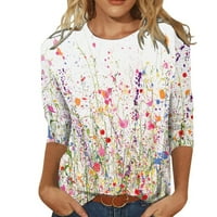 Ljetne bluze za žene Elegantni dizajn plus veličine Labavi vrh Izvrsni poklon za dame rođendan